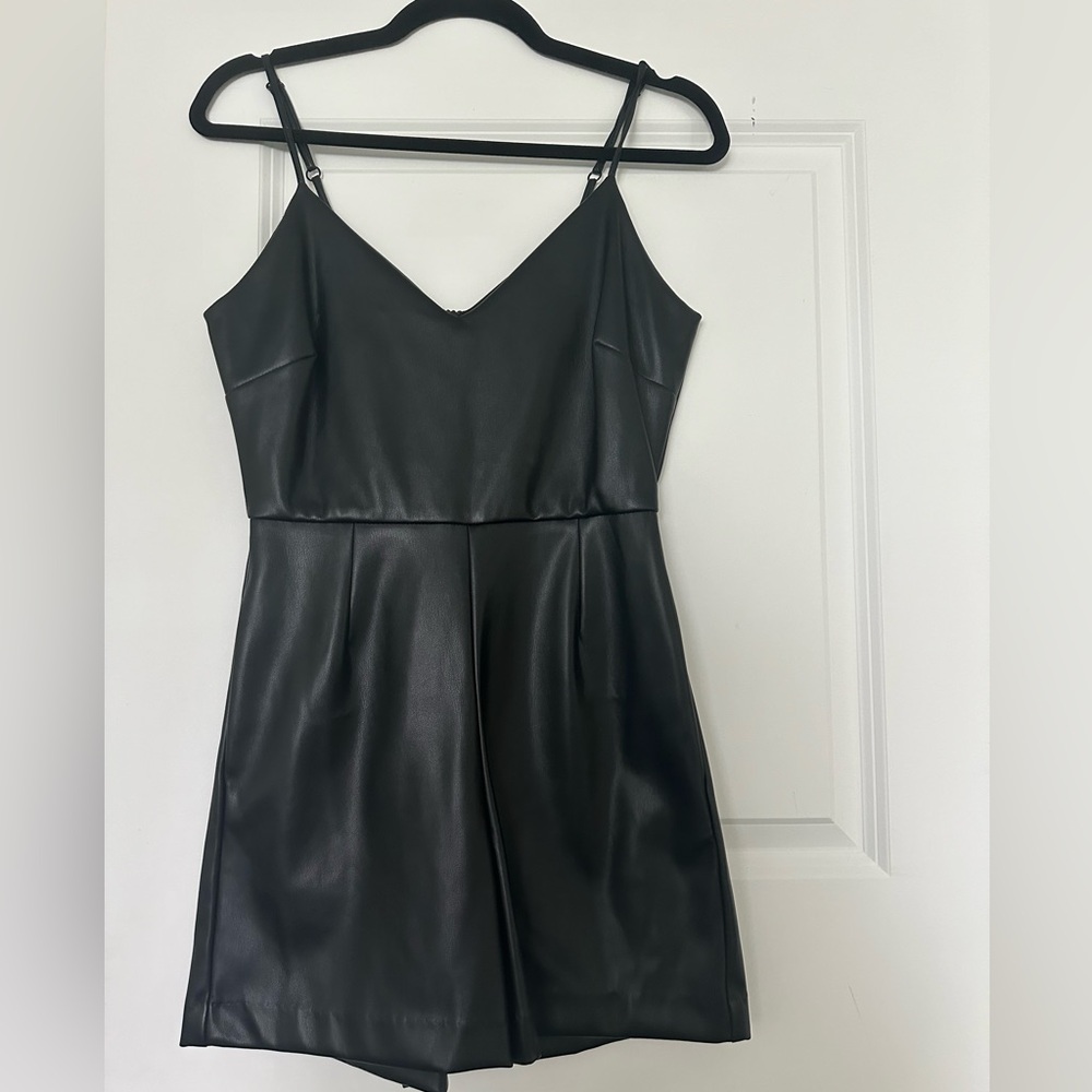 Fifteen Twenty vegan leather romper